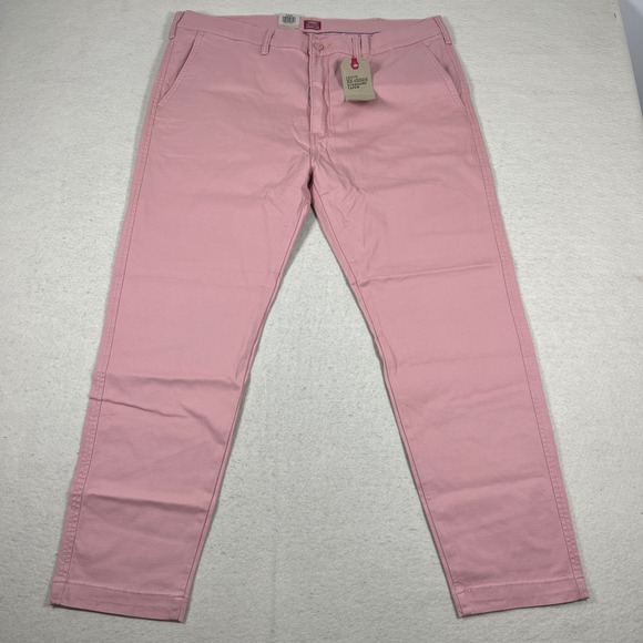 Levi's XX Chino Standard Taper Pants Mens 38x30 Pink Jeans NWT‎ - Picture 2 of 12